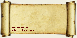 Nikolina Bujak vizit kartica